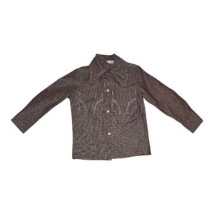 Vintage Kids Western Button Down Shirt Size 4